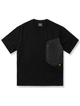 不規則ナイロンコンビ 半袖Tシャツ