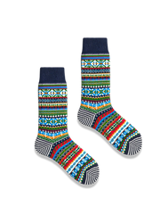 3足セット エスニック柄 厚手ソックス#PL