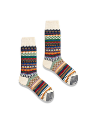 3足セット エスニック柄 厚手ソックス#PL