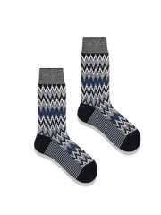 3足セット エスニック柄 厚手ソックス#PS