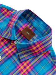 ビンテージウォッシュドチェックオーバーシャツ