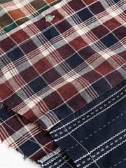 ヴィンテージ風パッチワークシャツ