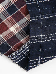 ヴィンテージ風パッチワークシャツ