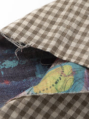 リバーシブルグラフィティ&チェックシャツ