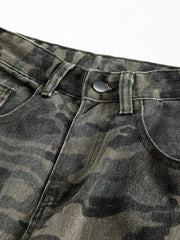 ミリタリーカモワークパンツ