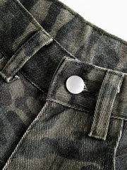 ミリタリーカモワークパンツ