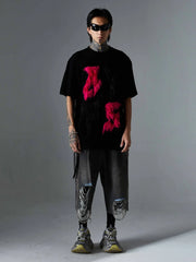 ストレートデニムショーツ正面全体