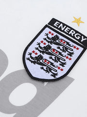 イングランド風サッカージャージVネックTシャツ