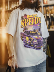Vintage RACING SPEEDY プリントTシャツ