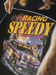 Vintage RACING SPEEDY プリントTシャツ