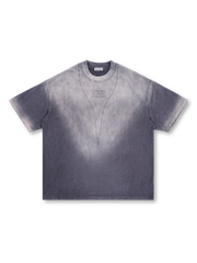 ピンクとグレーのグラデーションタイダイが映えるオーバーサイズTシャツ