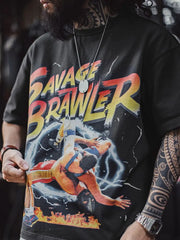 アメリカンヴィンテージ インパクトプリント Tシャツ