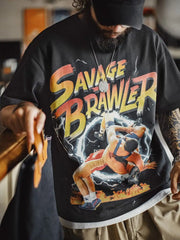 アメリカンヴィンテージ インパクトプリント Tシャツ