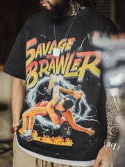 アメリカンヴィンテージ インパクトプリント Tシャツ