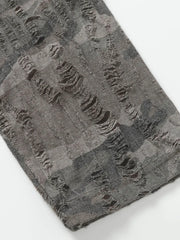 ウォッシュドレイヤードダメージロングTシャツ