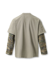 ヴィンテージロックレイヤードTシャツ正面