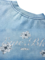 グラデーションレタードボクシーTシャツ