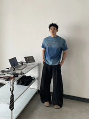 グラデーションレタードボクシーTシャツ