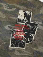 ヴィンテージカモフォトプリントTシャツ