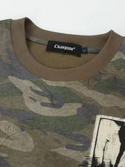 ヴィンテージカモフォトプリントTシャツ