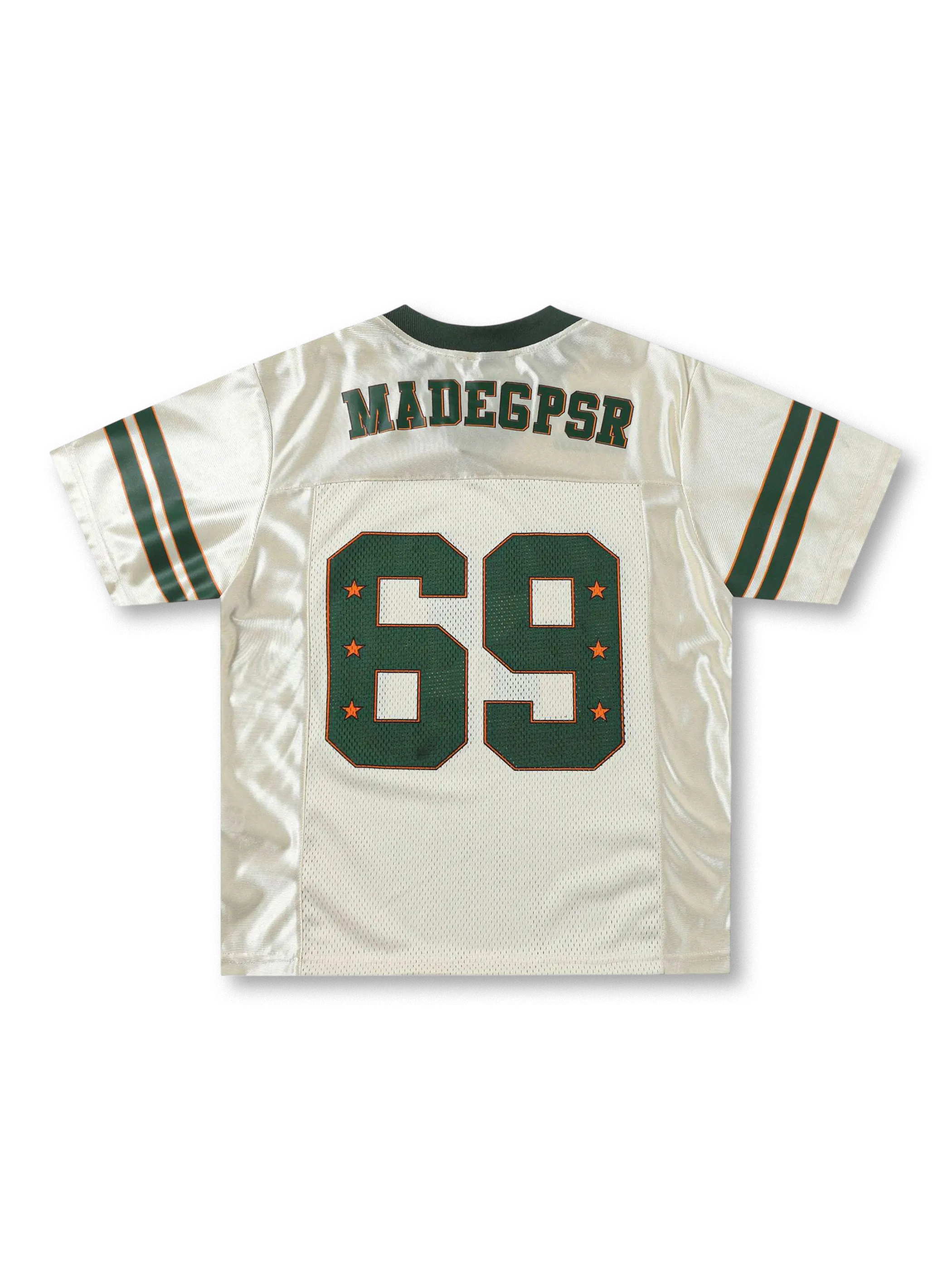 ナンバー69メッシュフットボールジャージ正面全体