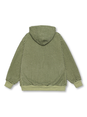 小格子フーディジャケット全体