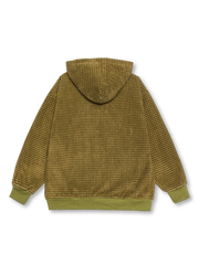 小格子フーディジャケット全体