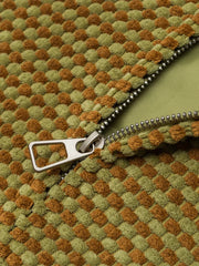 ミニグリッドフーディジャケット