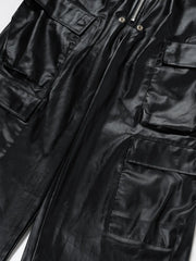 レイヤードカーゴワイドフレアパンツ