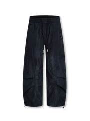 パラシュートカーブレッグワイドパンツ正面