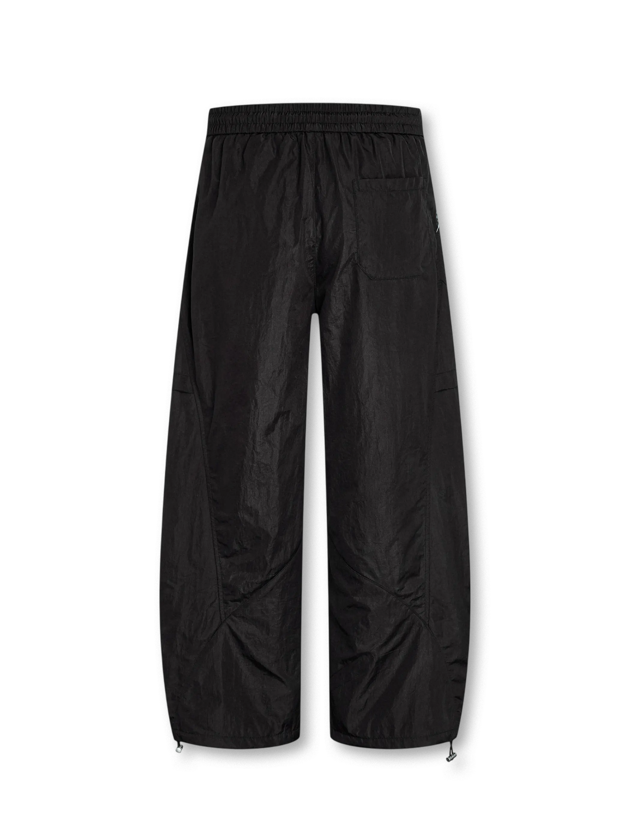 パラシュートカーブレッグワイドパンツ正面
