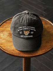 ヴィンテージウォッシュド コットンツイル キャップ