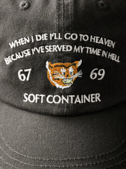 ヴィンテージウォッシュド コットンツイル キャップ