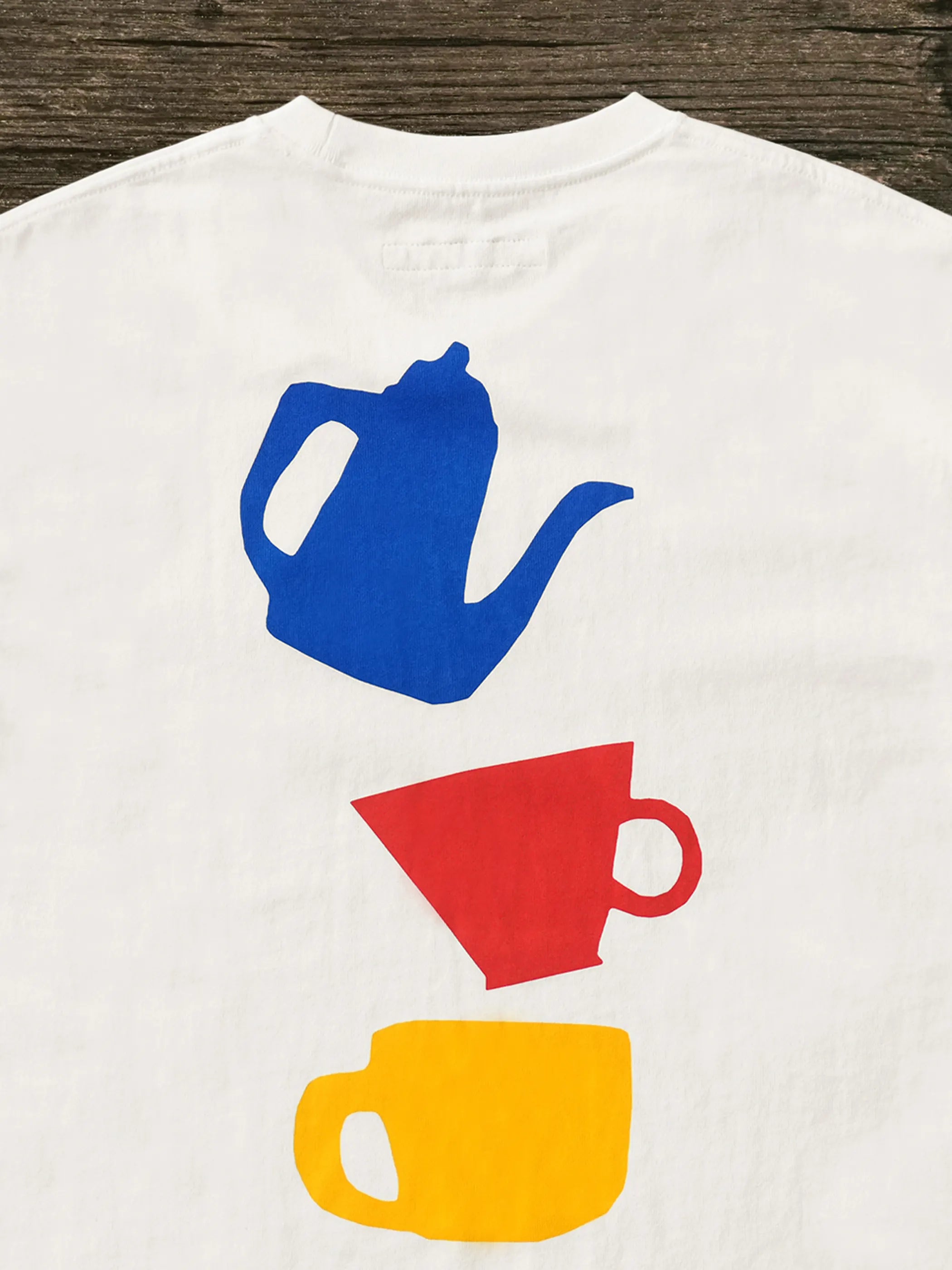 前面「JAZZ KISSA」ロゴプリントTシャツ