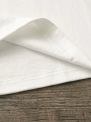 Jazz Kissa オーバーサイズ重厚コットンクルーネックTシャツ