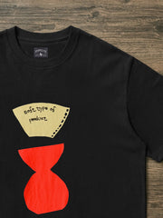 コーヒーハウス シルクスクリーンプリント重厚コットンTシャツ