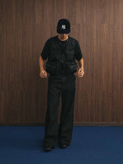 マルチポケット ナイロンショートベスト