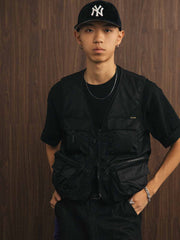 マルチポケット ナイロンショートベスト