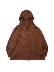 アンティークプリント フーディ