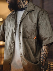 軽量クランクCubanカラーシャツ