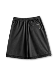 ダブルジップ サイドポケット ライトショーツ