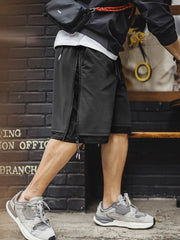 ダブルジップ サイドポケット ライトショーツ