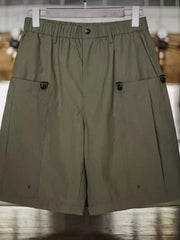 ヴィンテージ ミリタリー風琴ポケットショーツ