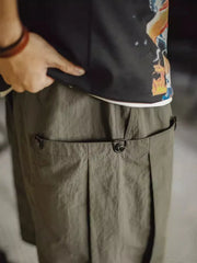 ヴィンテージ ミリタリー風琴ポケットショーツ