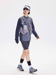 アウトドア カラーブロック 機能性ベスト