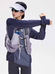 アウトドア カラーブロック 機能性ベスト