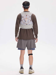 アウトドア カラーブロック 機能性ベスト