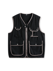 機能性多ポケットワークベスト全体外観