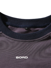 カラーブロック ラグランスリーブ ロングTシャツ