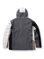 フード付き カラー パネル ジャケット